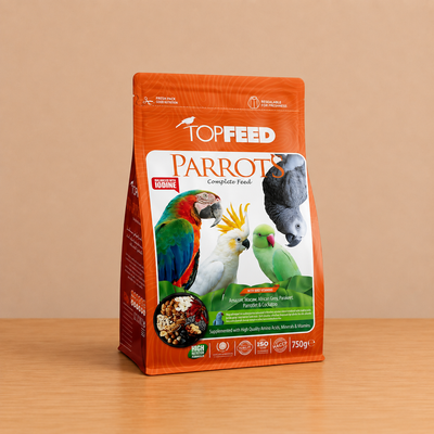 خوراک آجیلی طوطی سانان تاپ فید Parrots Complete Food ۷۵۰ گرم
