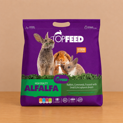 یونجه جوندگان تاپ فید همراه با هویج Alfalfa Plus Carrots ۱ کیلوگرم