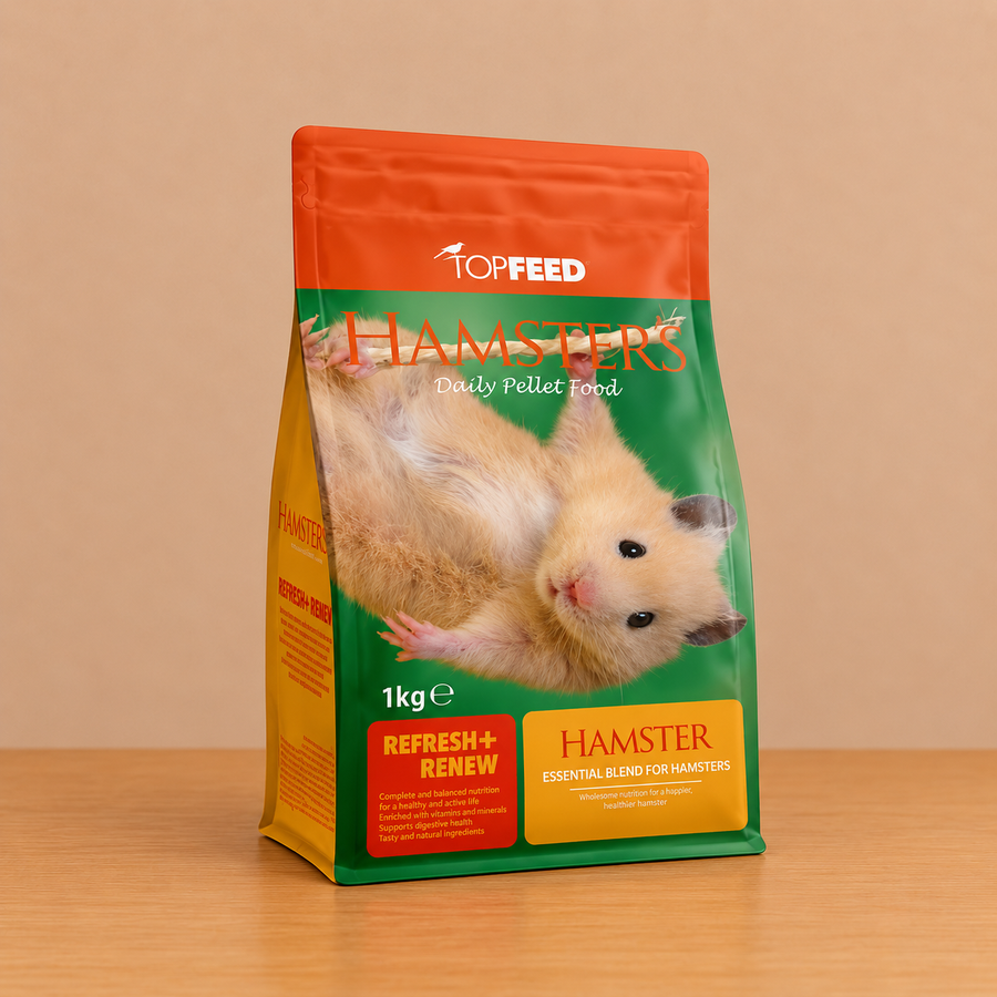 غذای خشک همستر تاپ فید Hamster Daily Pellet ۱ کیلوگرم
