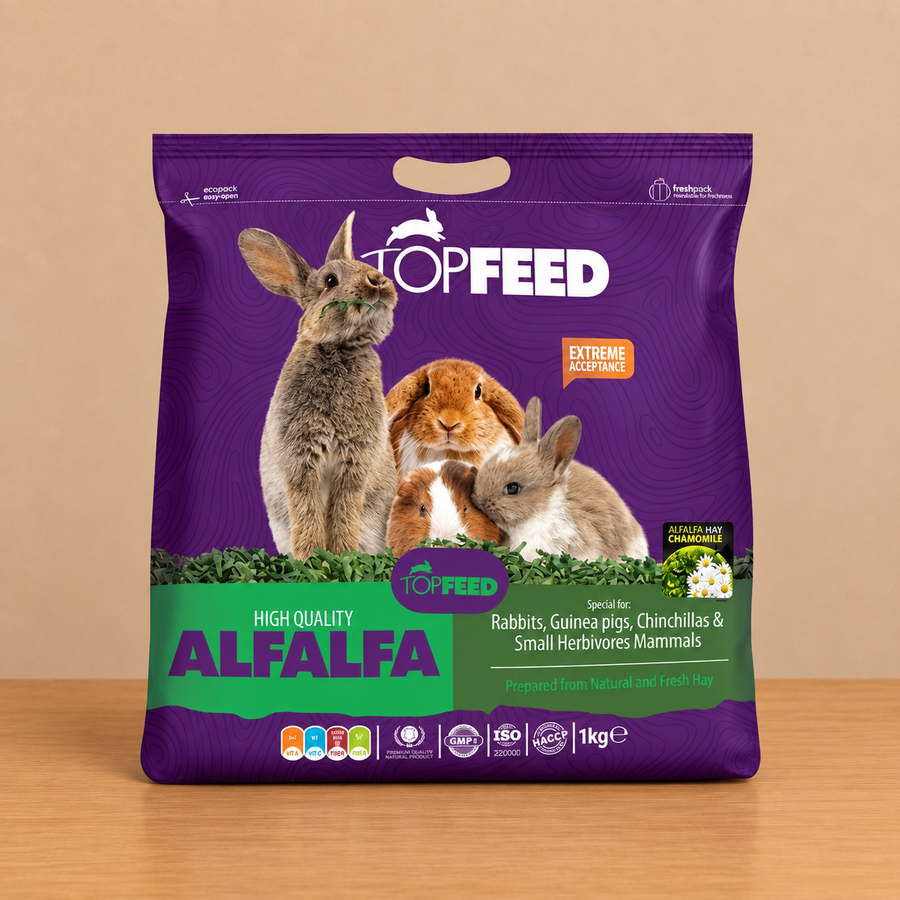 یونجه جوندگان تاپ فید Alfalfa ۱ کیلوگرم