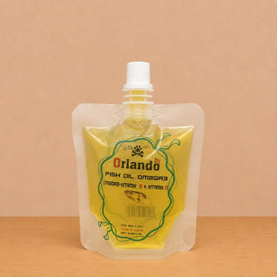 روغن ماهی امگا ۳ سگ و گربه دکتر اورلاندو