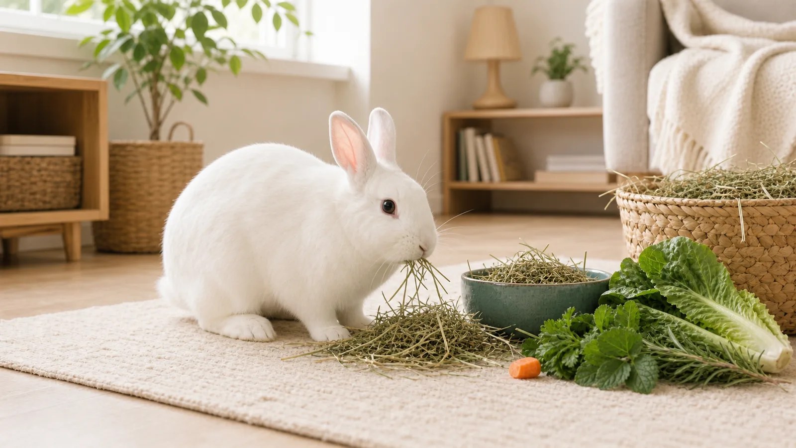 خرگوش چه می‌خورد؟ راهنمای کامل تغذیهٔ درست خرگوش