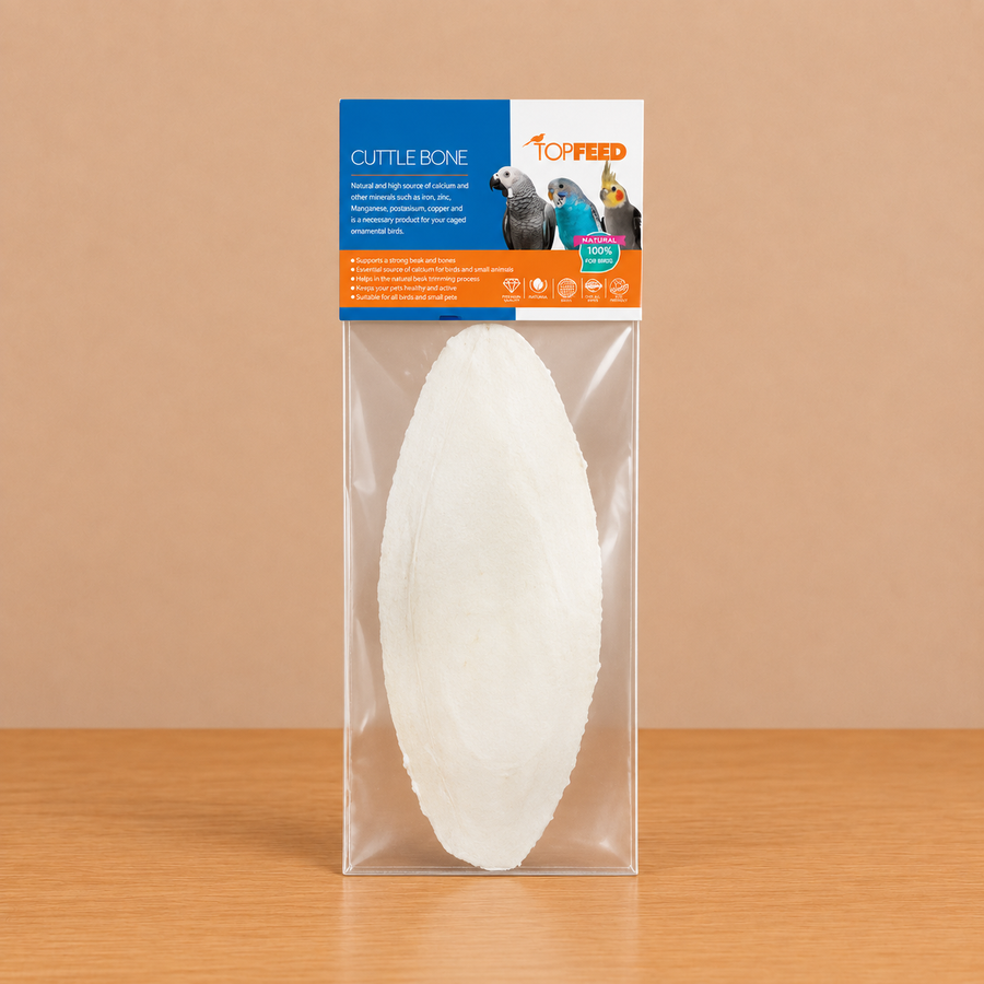 استخوان ماهی مرکب پرندگان تاپ فید Cuttle Bone