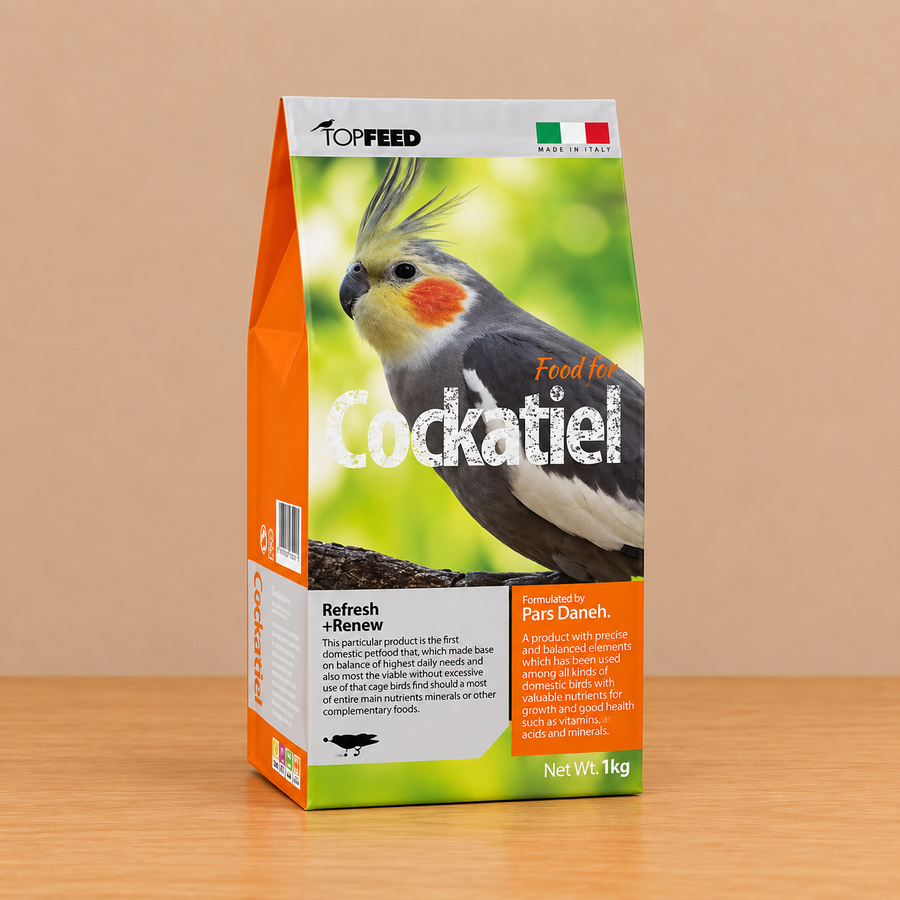 پلت عروس هلندی تاپ فید Cockatiels ۱ کیلوگرم